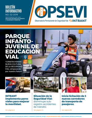 Observatorio Permanente de Seguridad Vial del INTRANT publica nuevo boletín