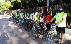 INTRANT respalda iniciativa Guardianes de la Ciclovía