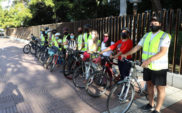 INTRANT respalda iniciativa Guardianes de la Ciclovía