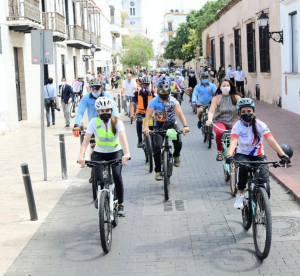 Ciclistas muestran satisfacción y entusiasmo por iniciativa del INTRANT de habilitar Ciclovía