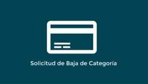 Solicitud de Baja de Categoría