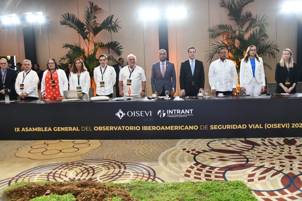 Joel Santos encabeza Asamblea General del Observatorio Iberoamericano de Seguridad Vial