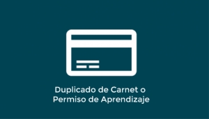 Duplicado de Carnet o Permiso de Aprendizaje por Pérdida