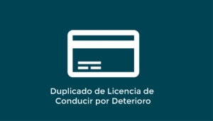 Duplicado de Licencia de Conducir por Deterioro
