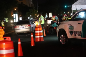 32% de conductores evaluados en punto de revisión realizado el pasado domingo dan positivo a prueba de alcoholemia