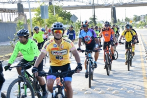 Intrant realiza recorrido en pedales previo al Día Mundial de la Bicicleta