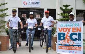 INTRANT Cierra Día Mundial de la Bicicleta con Recorrido Urbano.