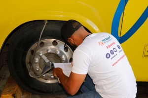 INTRANT realiza inspección visual vehicular en terminales de autobuses